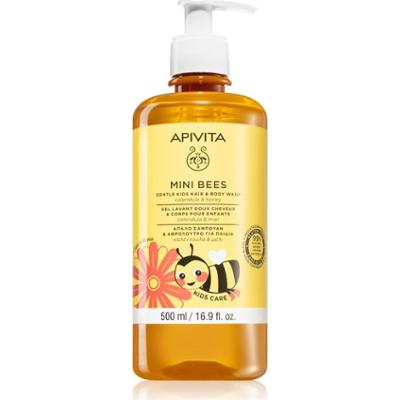 Apivita Mini Bees Gentle Kids Hair&Body wash Calendula&Honey żel do mycia ciała i włosów 500 ml
