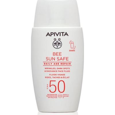 Apivita Bee Sun Safe Daily Age Repair Fluid SPF50 ochronny fluid przeciwzmarszczkowy SPF 50 50 ml