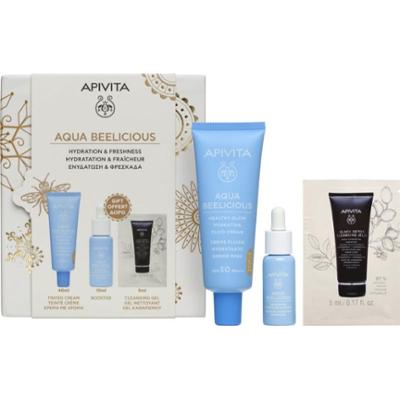 Apivita Aqua Beelicious Hydration & Natural Coverage Set świąteczny zestaw prezentowy do rozjaśnienia i nawilżenia