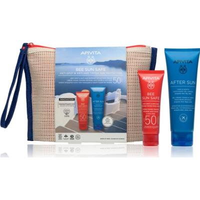 Apivita Bee Sun Safe Anti-spot & Anti-age Tinted Sun Protection zestaw do opalania