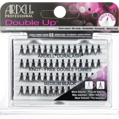Ardell Double Up kępki rzęs bez węzełków rozmiar Medium Black