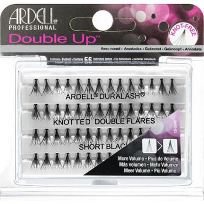 Ardell Double Up kępki sztucznych rzęs z węzełkiem rozmiar Short Black