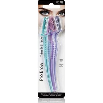 Ardell Brow Trim and Shape brzytwa do brwi 3 szt.