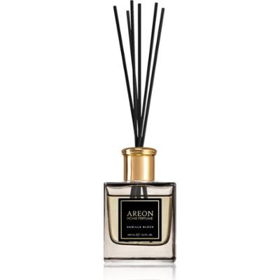 Areon Home Black Vanilla Black dyfuzor zapachowy z napełnieniem 150 ml