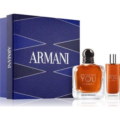Armani Emporio Stronger With You Intensely zestaw upominkowy dla mężczyzn