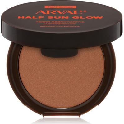 Arval Half Times Half Sun Glow Waterproof Bronzer wodoodporny puder brązujący 8 g