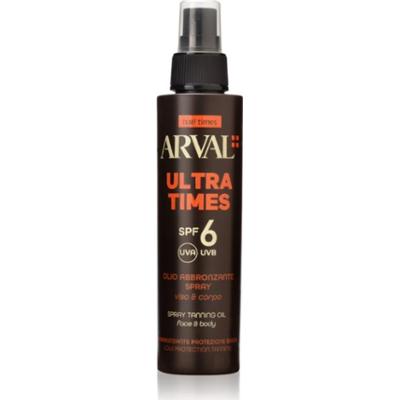 Arval Half Times Ultra Times SPF 6 olejek do opalania twarzy i ciała 125 ml