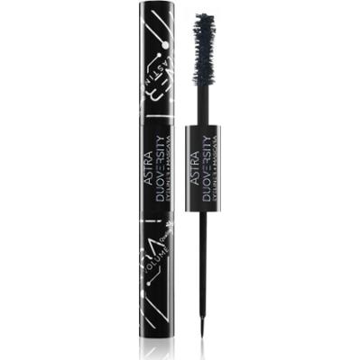 Astra Make-up Duoversity tusz do rzęs i eyeliner 2 w 1 odcień 07 Black Mirror 2x3,5 ml
