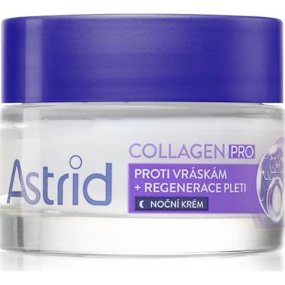 Astrid Collagen PRO krem na noc przeciw objawom starzenia o działaniu regenerującym 50 ml