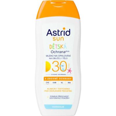 Astrid Sun mleczko do opalania dla dzieci SPF 30 na twarz i ciało 200 ml