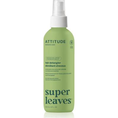 Attitude Super Leaves Avocado Oil & Olive Leaves spray dla łatwego rozczesywania włosów do włosów normalnych i suchych 240 ml