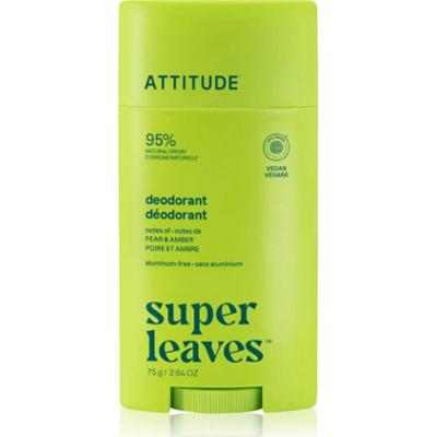 Attitude Super Leaves Natural Deodorant dezodorant Pear & Amber 75 g
