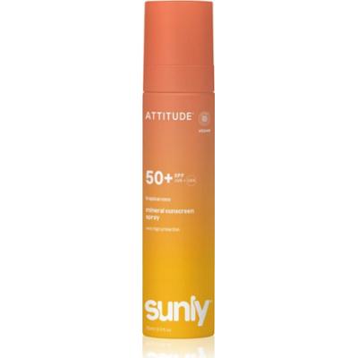 Attitude Sunly Tropical Coco spray mineralny do opalania SPF 50+ 75 ml
