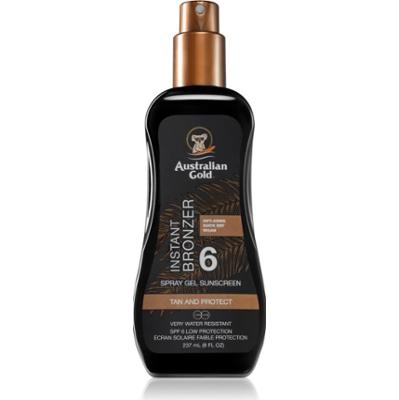 Australian Gold Spray Gel Sunscreen With Instant Bronzer spray ochronny do opalania z bronzerem SPF 6 237 ml