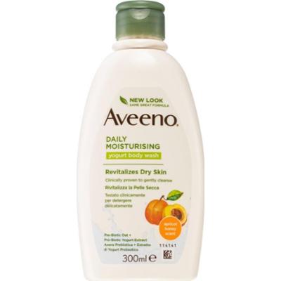 Aveeno Daily Moisturising Yoghurt body wash odżywczy żel pod prysznic Apricot & Yoghurt 300 ml