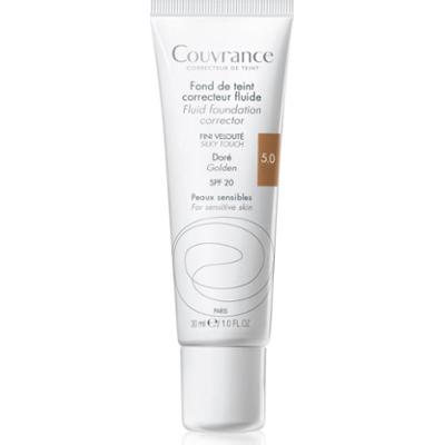 Avène Couvrance Fluid Foundation Corrector podkład kryjący w płynie SPF 20 odcień 5.0 Golden 30 ml
