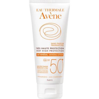 Avène Sun Mineral Lotion ochronne mleczko bez filtrów chemicznych i bez zapachu SPF 50+ 100 ml