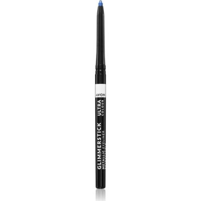 Avon Glimmerstick Metallic metaliczna kredka do oczu odcień Electric Blue 0.35 g