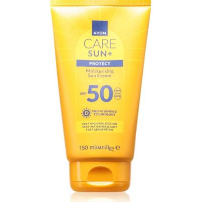 Avon Care Sun + Protect krem nawilżający do opalania SPF 50 150 ml