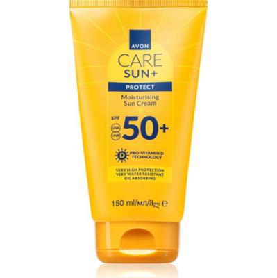 Avon Care Sun + Protect krem nawilżający do opalania SPF 50+ 150 ml