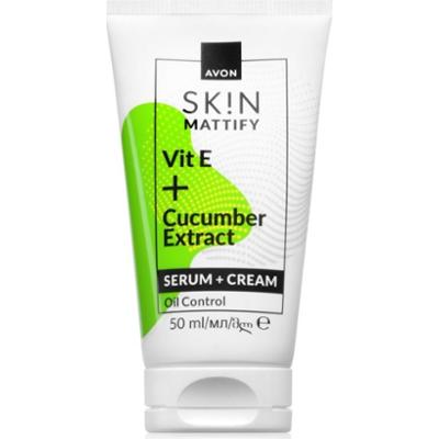Avon Mattify Vit E + Cucumber Extract krem 2 w 1 50 ml