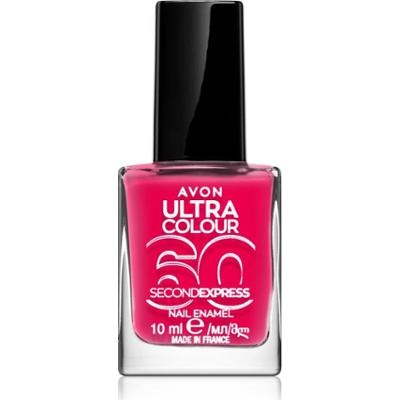 Avon Ultra Colour 60 Second Express szybkoschnący lakier do paznokci odcień Fun N Fuchsia 10 ml