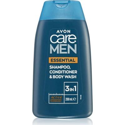 Avon Care Men Essential szampon 3w1, odżywka i żel pod prysznic 200 ml