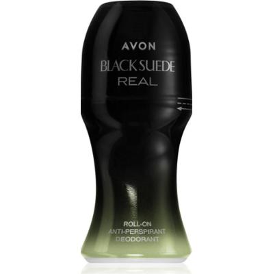 Avon Black Suede Real dezodorant roll-on dla mężczyzn 50 ml