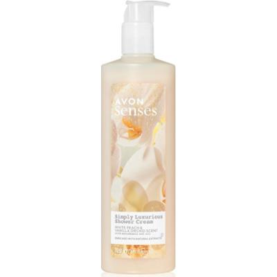 Avon Senses Simply Luxurious kremowy żel pod prysznic 720 ml