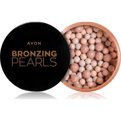 Avon Ultra Colour Pearls puder brązujący w kulkach odcień Rosy Bronze 28 g