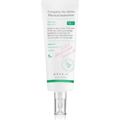 AXIS-Y 6+1+1 Advanced Formula Complete No-Stress Physical Sunscreen lekki krem ochronny do twarzy SPF 50+ 50 ml