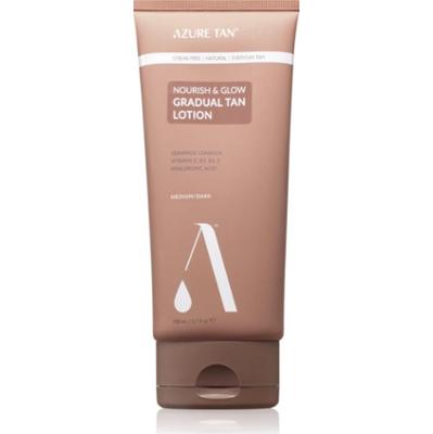 Azure Tan Nourish & Glow krem samoopalający do ciała odcień Medium/Dark 200 ml