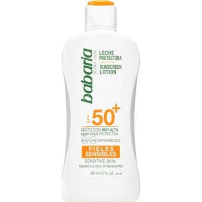 Babaria Sun Sensitive mleczko do opalania dla skóry wrażliwej SPF 50+ 200 ml