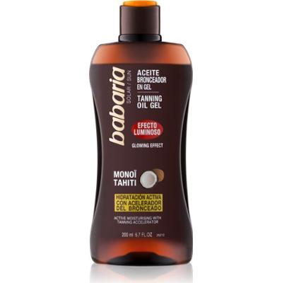 Babaria Glow Effect Monoi Tahiti żel rozświetlający wspomagający opalanie 200 ml