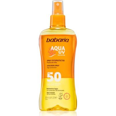 Babaria Sun Aqua UV spray do opalania SPF 50 200 ml