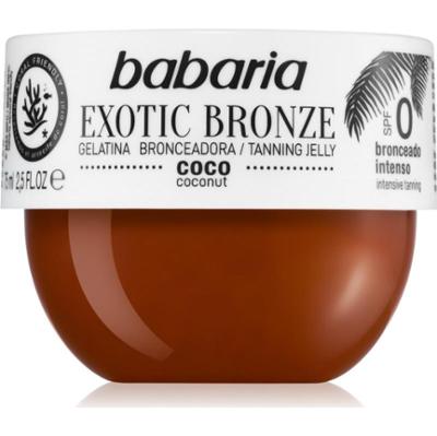 Babaria Tanning Jelly Exotic Bronze żel do ciała do uzyskania intensywnej opalenizny 75 ml
