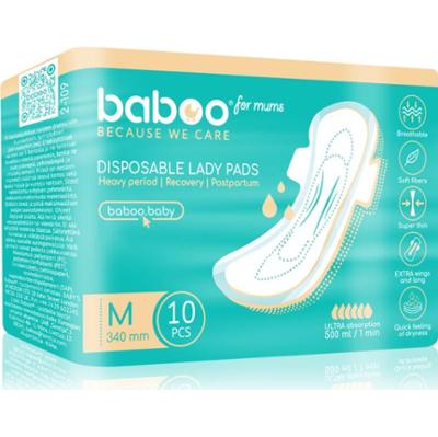 Baboo Postpartum Maternity Pads wkładki poporodowe produkt jednorazowy rozmiar M 10 szt.