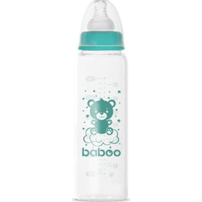 Baboo Anti-colic Glass Feeding Bottle Narrow Neck butelka do karmienia 3m+ 240 ml