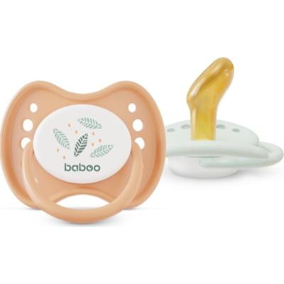 Baboo Soothers Orthodontic Latex with Case smoczek Peachy Keen 0-6 m 2 szt.