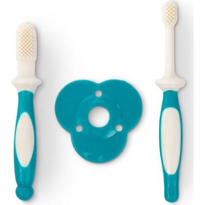 Baboo Toothbrush Set zestaw do pielęgnacji zębów dla niemowląt 6-12 m 2 szt.