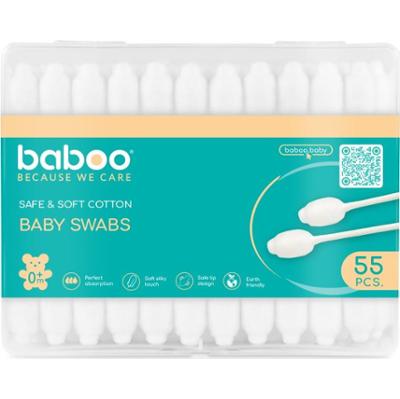 Baboo Baby Swabs patyczki higieniczne dla dzieci od urodzenia 55 szt.