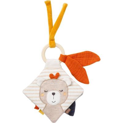 BABY FEHN fehnNATUR Soft Book Donkey & Teddy książeczka kontrastowa edukacyjna 1 szt.