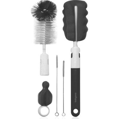BabyOno Brush Set szczotka do czyszczenia butelek i smoczków Grey 1 szt.
