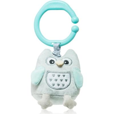 BabyOno Have Fun Musical Toy for Children wisząca zabawka kontrastowa z melodią Owl Sofia Blue 1 szt.