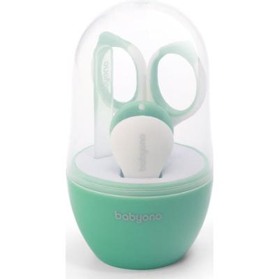 BabyOno Take Care zestaw do manicure dla dzieci Mint