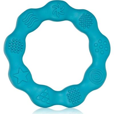 BabyOno Be Active Silicone Teether Ring gryzak Blue 1 szt.