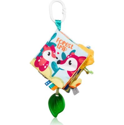 BabyOno Have Fun Sensory Book książeczka kontrastowa edukacyjna z gryzakiem Forest Trip 1 szt.