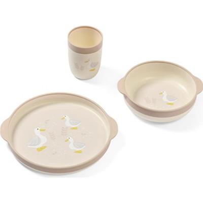 BabyOno Be Active Feeding Set Farmer zestaw naczyń 12m+ 3 szt.