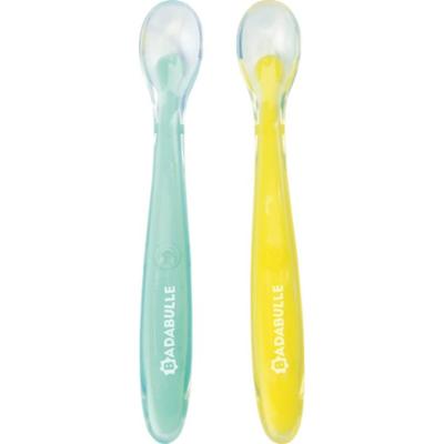 Badabulle Silicone Spoons łyżeczka 3 m+ 2 szt.