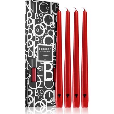 Baobab Collection Candela Red świeczka 4 szt.